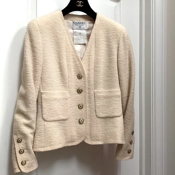 CHANEL Jackets Coats Chanel Rare Semi Cropped Vintage Tweed
